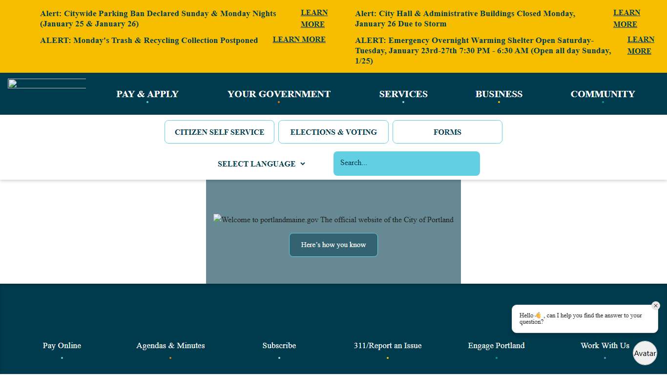 Portland, ME - Official Website Official Website