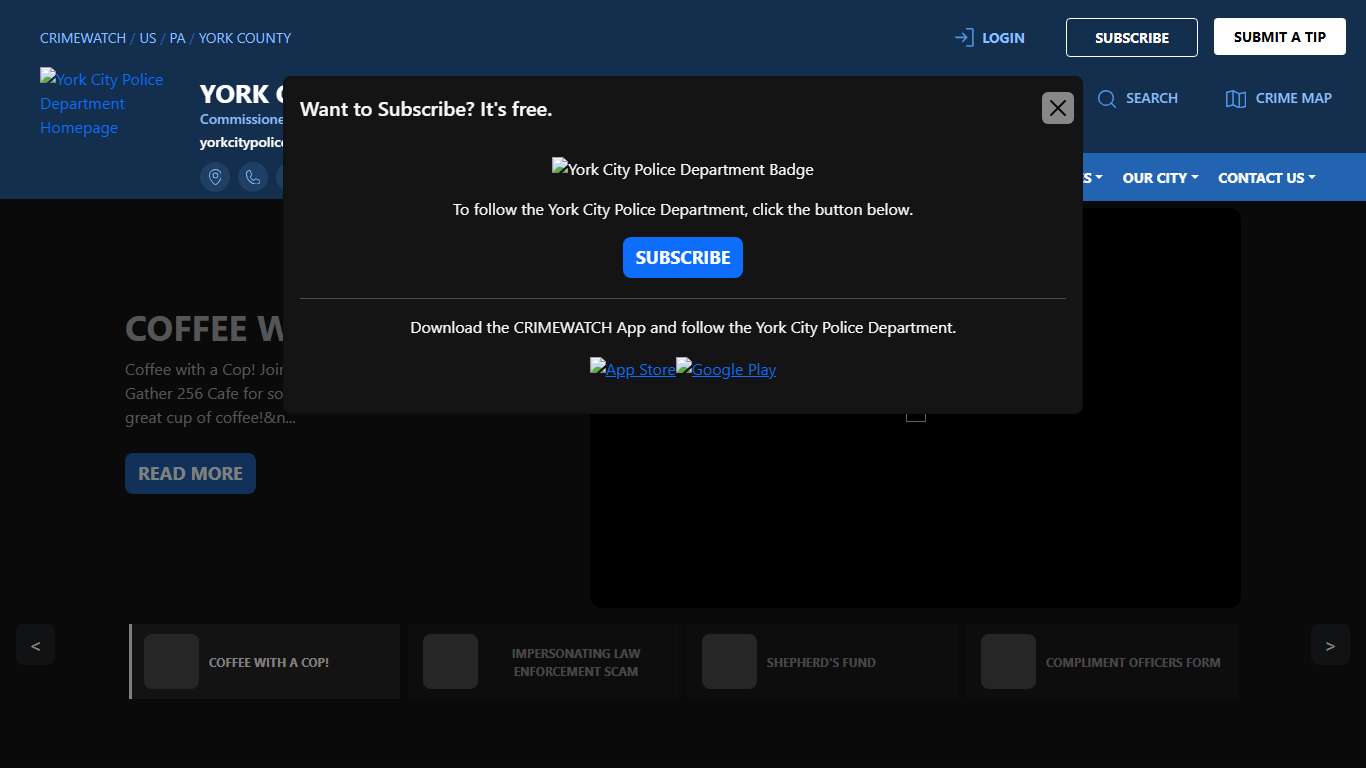 York City Police Department York County